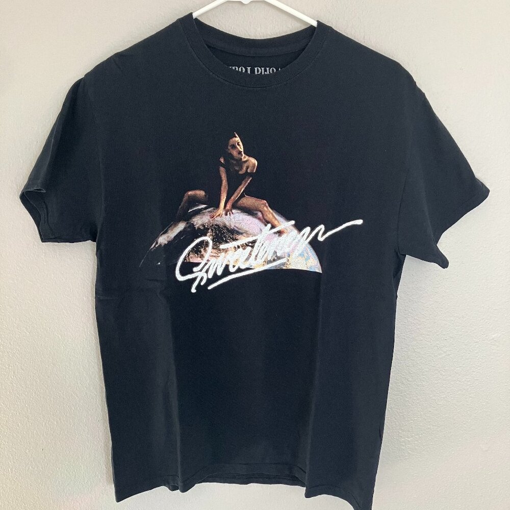 ☁️ ARIANA GRANDE Sweetener World Tour "GOD IS A WOMAN" Merch GIAW Tee T-Shirt ☁️